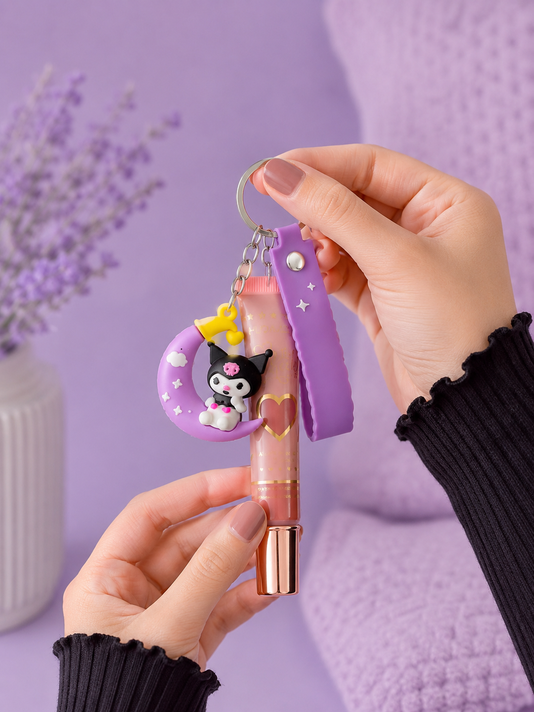 Cute Hand Cream Keychain Portable Moisturizing Hand Cream with Adorable Charm for Bags, Keys &amp; Daily Care