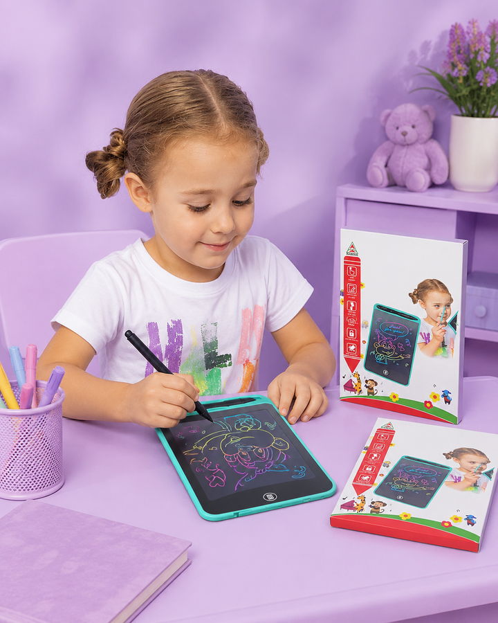 6.5 Inch LCD Writing Tablet for Kids with Stylus Reusable Drawing Pad
