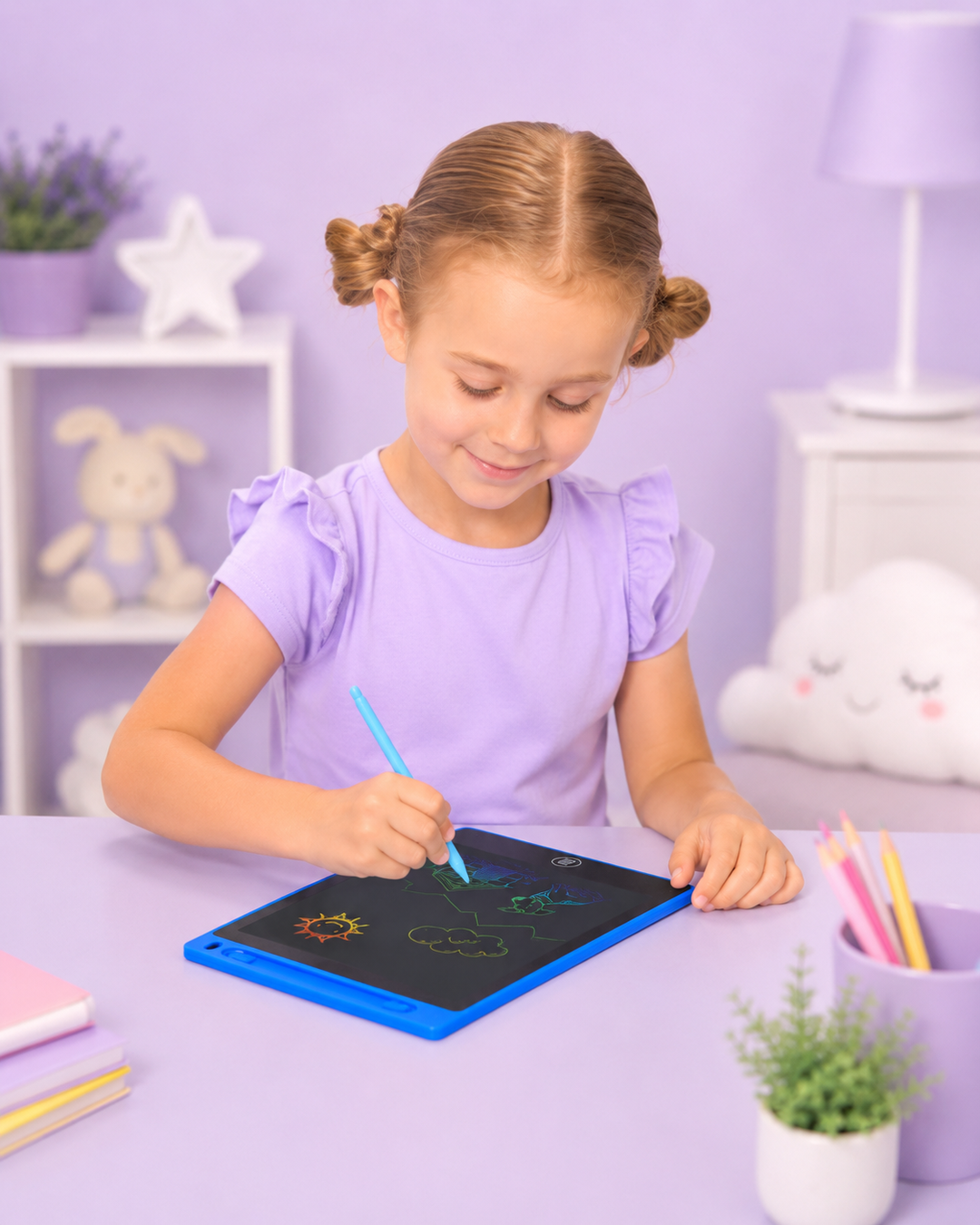 8.5 inch LCD Writing Tablet for Kids Reusable Drawing Pad with Stylus