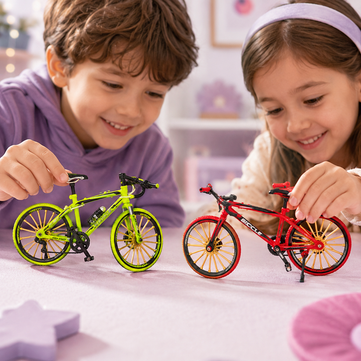 Mini Bicycle Model Toy  Realistic Alloy Bicycle with Stand