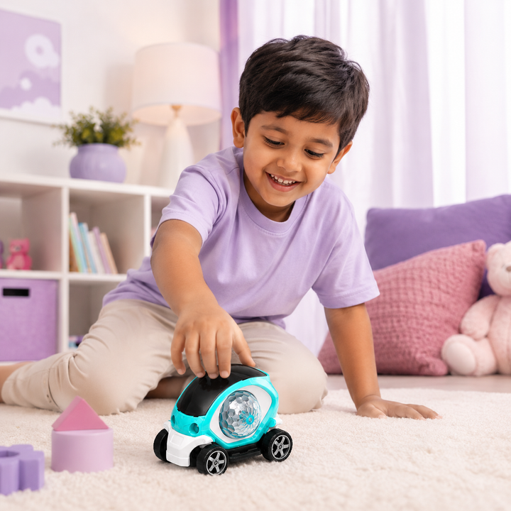 Future  Light-Up Bump &amp; Go Toy Car with Music &amp; Crystal Ball