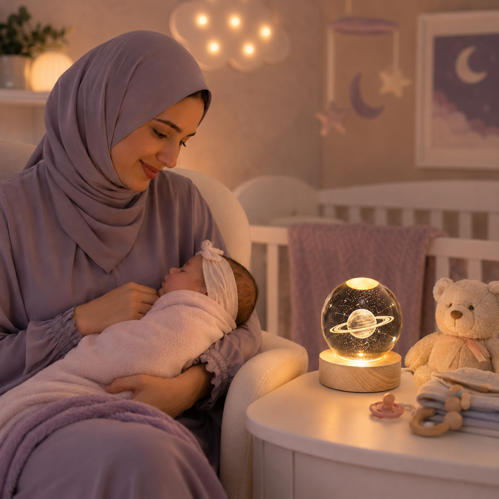 3D Crystal Ball Baby Night Light