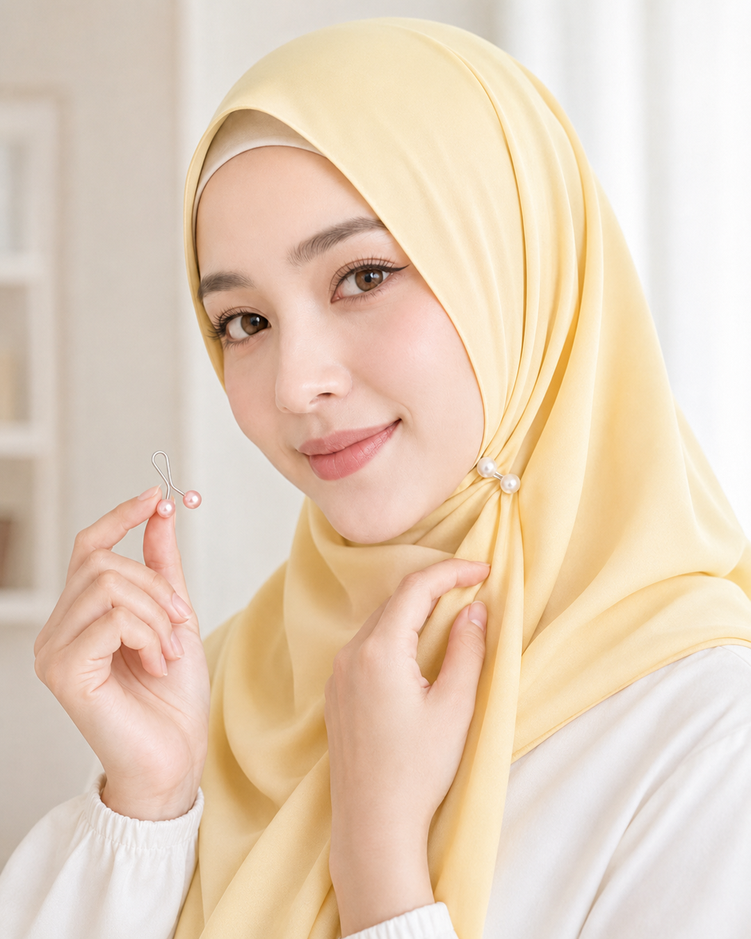 Turkish Hijab Pins Scarf Clips for Hijab, Shawl Styling