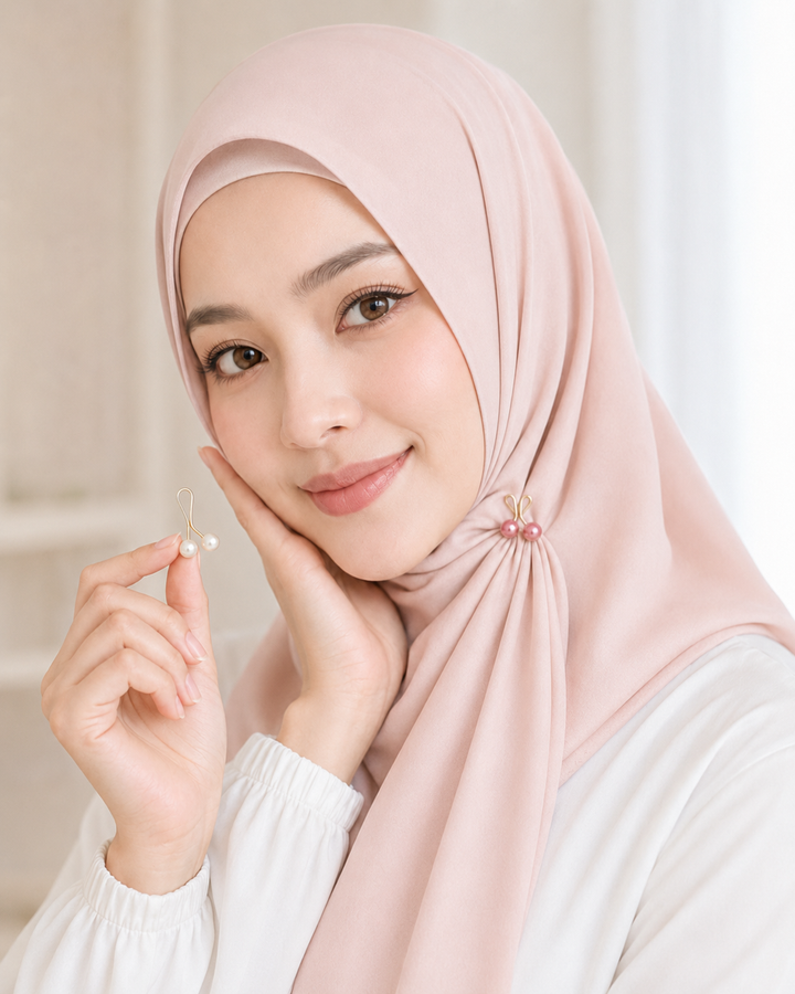 Turkish Hijab Pins Scarf Clips for Hijab, Shawl Styling