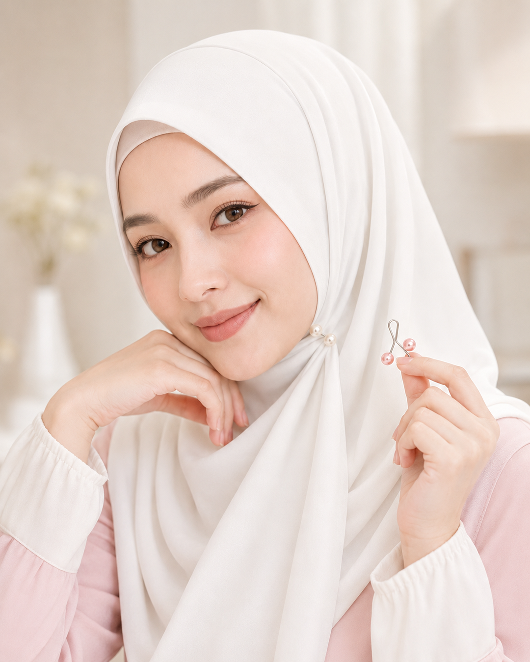 Turkish Hijab Pins Scarf Clips for Hijab, Shawl Styling