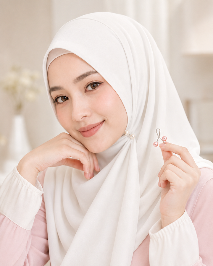 Turkish Hijab Pins Scarf Clips for Hijab, Shawl Styling