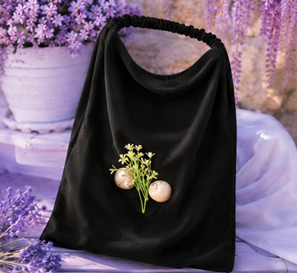 Black Niqabi  Elegant Breathable Modest Face Veil for Women