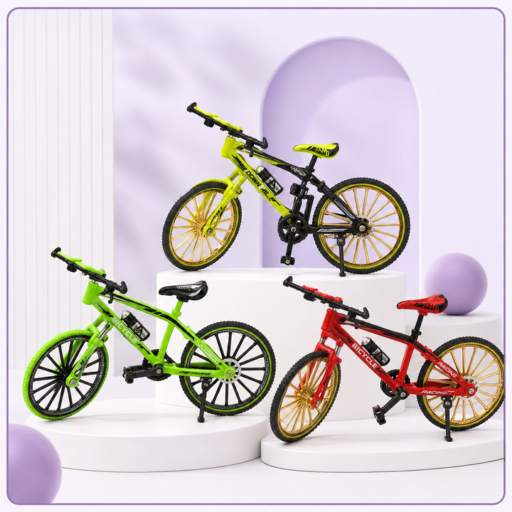 Mini Bicycle Model Toy  Realistic Alloy Bicycle with Stand