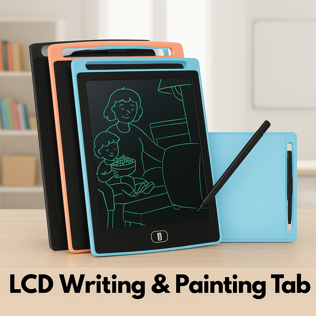 Kids LCD Writing Tablet - Reusable Doodle Pad, Digital Drawing Board, 6.5/8.5/10/12 Inch, Touch Erase, Eco-Friendly Learning & Writing Board, Portable & Lightweight, Fun & Educational Toy, Perfect Gift for Toddlers