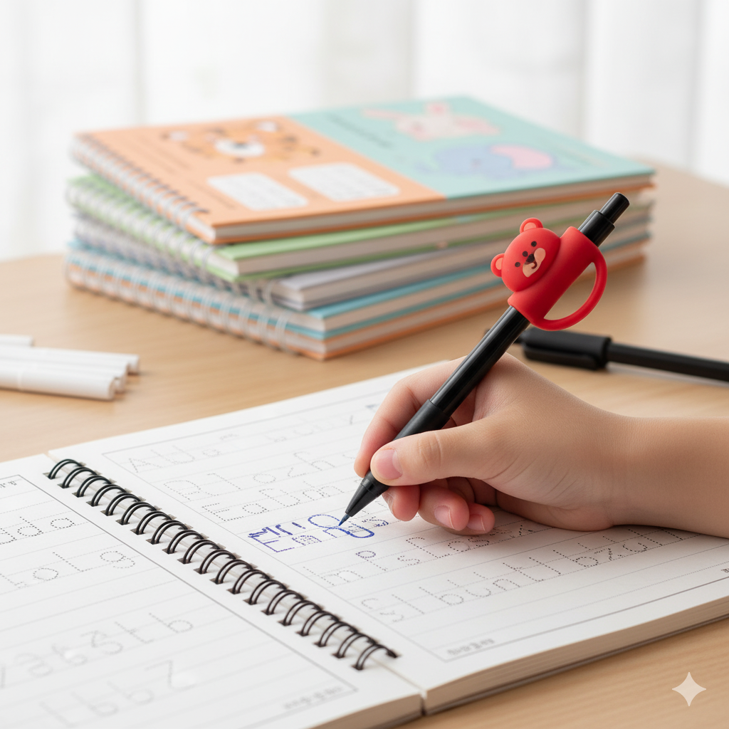 Sank Magic Practice Copybook for Kids – Reusable Writing Book with Refill Pencils – Alphabet, Math, Drawing & Numbers – Early Learning for Preschool & Kindergarten